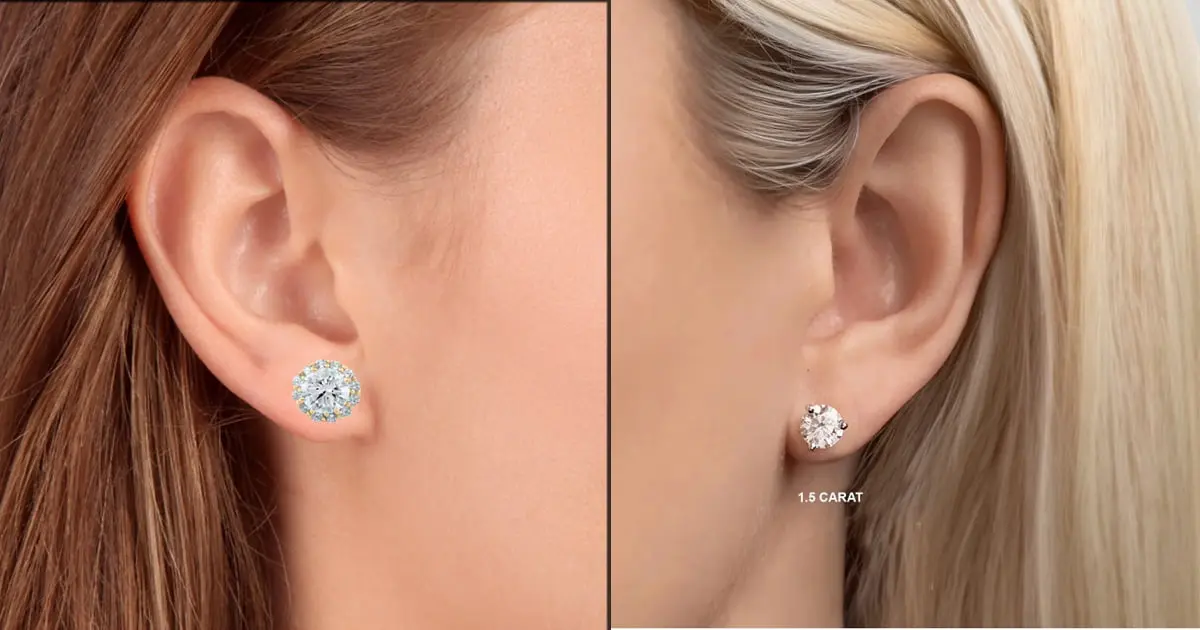 5 carat round diamond stud earrings review