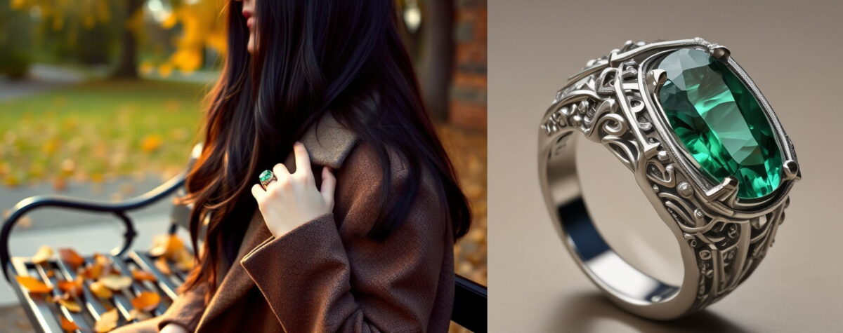 Green Tourmaline Rings: Sensational Invasion Really Best In 2024 2 Woman with Green Tourmaline Ring