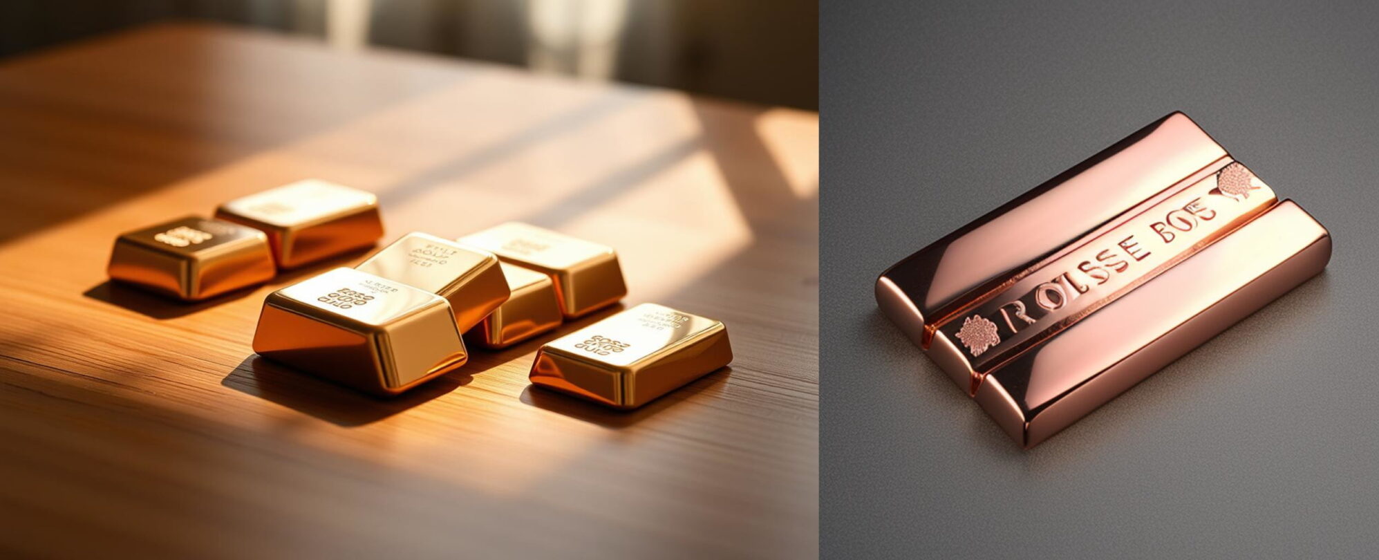 Rose Gold Bars