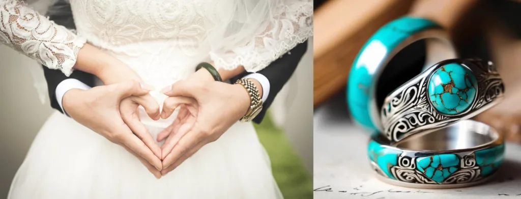 Turquoise Wedding Ring