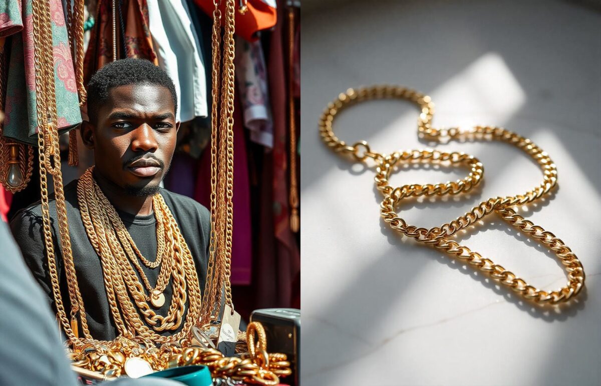 Gold Chains: How to Choose Right for Your Style? 2 Man with Gold Chains Styling