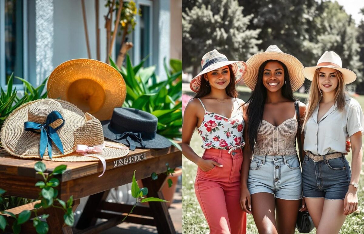 straw hat fashion