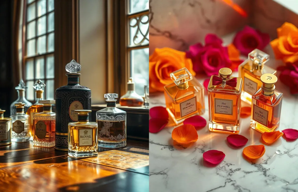Selection of Royal Perfumes.