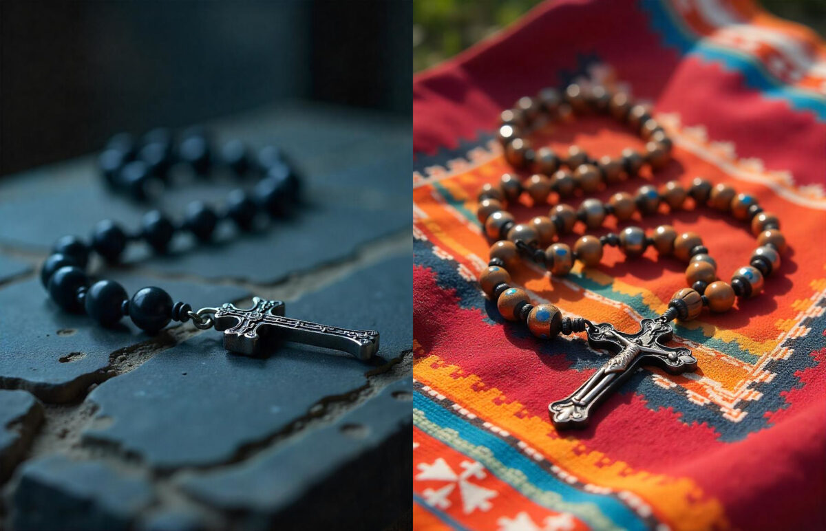 What Is a Rosary Necklace and How to Use It? 14 how many beads on a rosary,